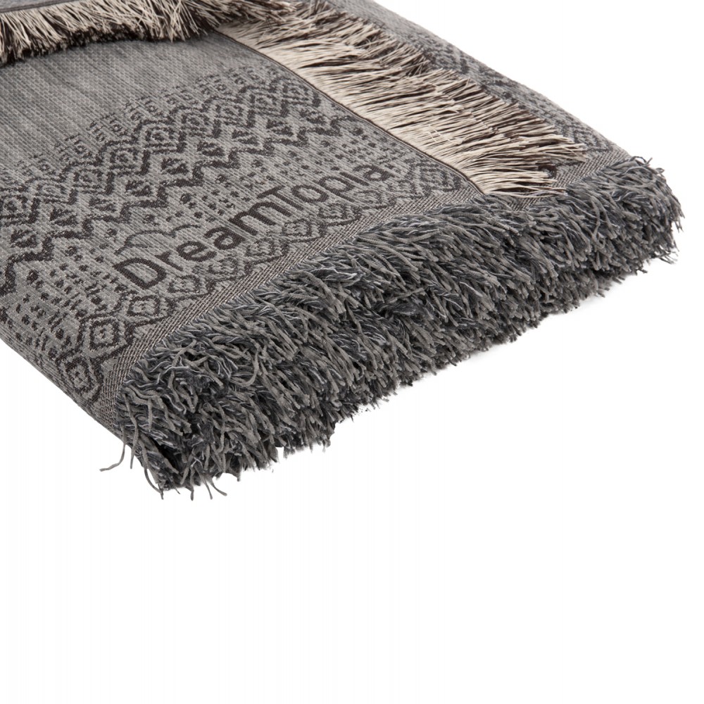 Ριχτάρι "DREAMTOPIA" από ύφασμα σε γκρι χρώμα 295X170