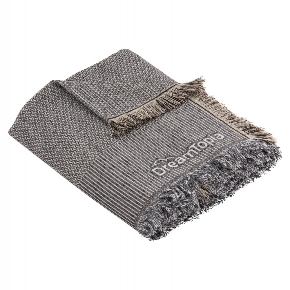 Ριχτάρι "DREAMTOPIA" από ύφασμα σε γκρι χρώμα 295X170