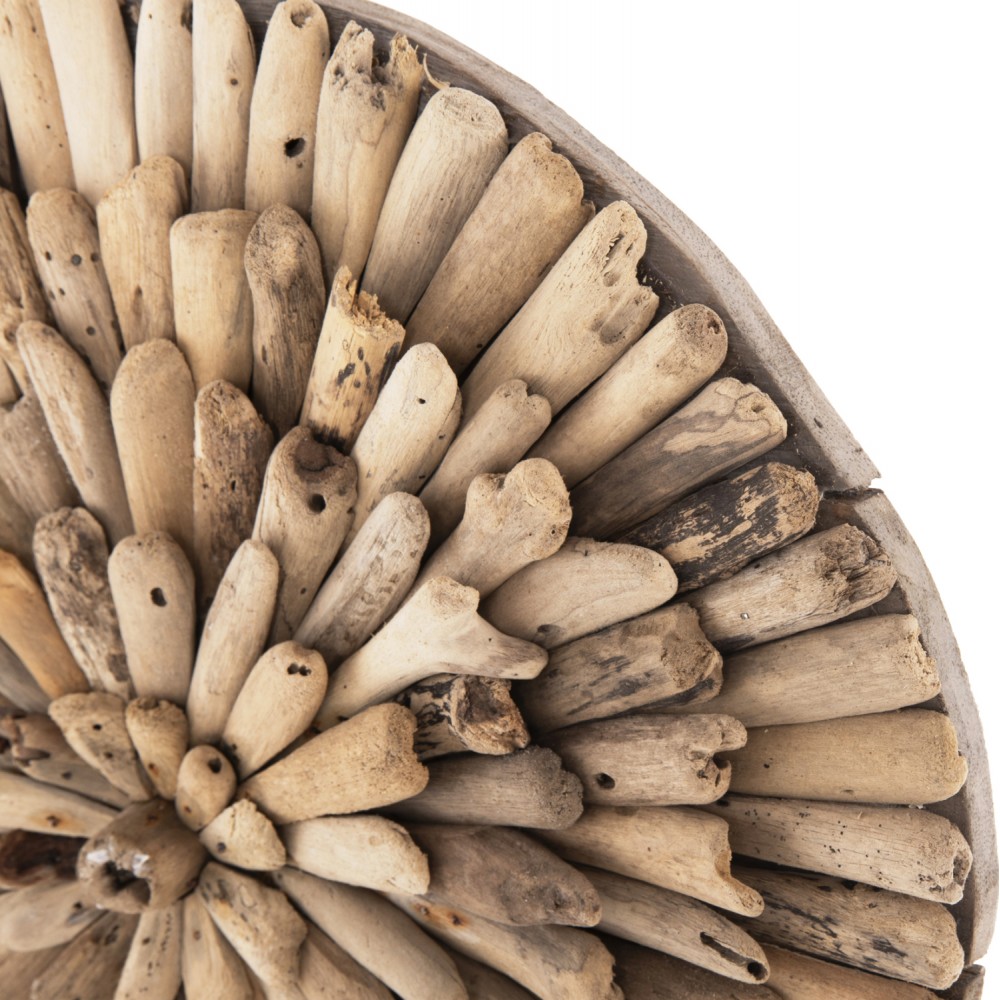 Διακοσμητικό τοίχου από drift wood σε χρώμα φυσικό Φ40