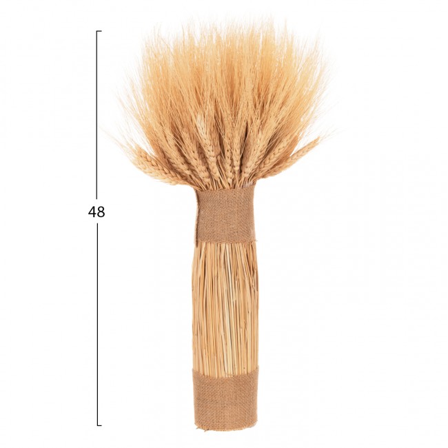 Διακοσμητικό μπουκέτο "ΣΤΑΧΥΑ" σε φυσικό χρώμα 48Υ