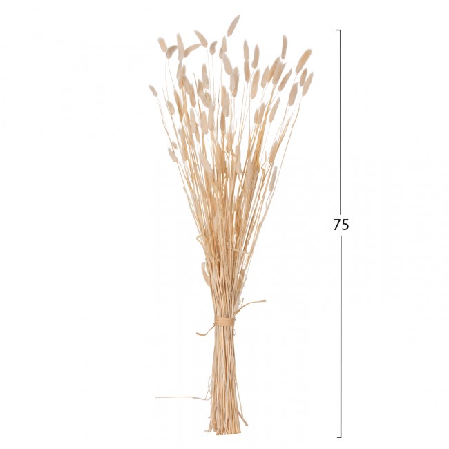 Διακοσμητικό μπουκέτο "RABBIT" σε φυσικό χρώμα 76Υ