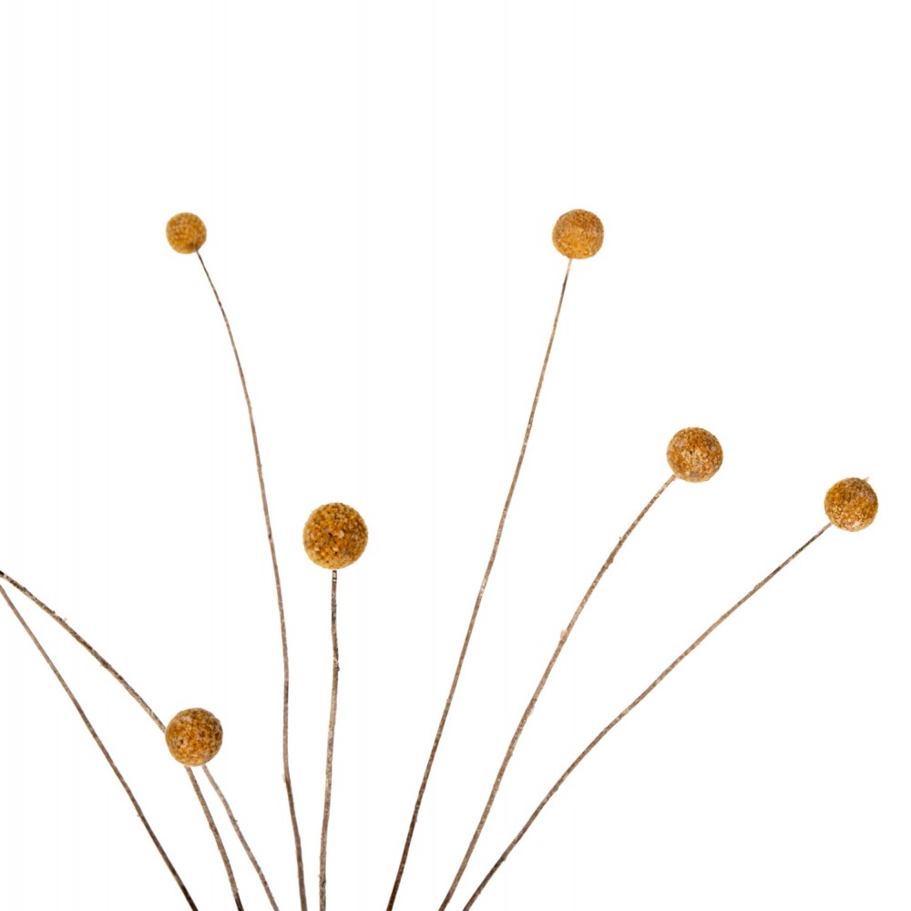 Διακοσμητικό μπουκέτο "CRASPEDIA" σε κίτρινο χρώμα 63Υ