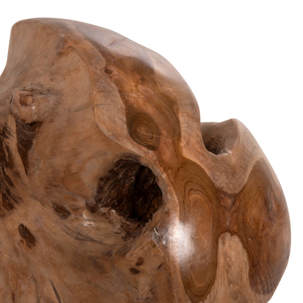 Διακοσμητικό δαπέδου "CLEM" από ξύλο σε φυσικό χρώμα Φ40