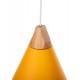 Φωτιστικό οροφής μονόφωτο από μέταλλο σε χρώμα κίτρινο Φ25x125