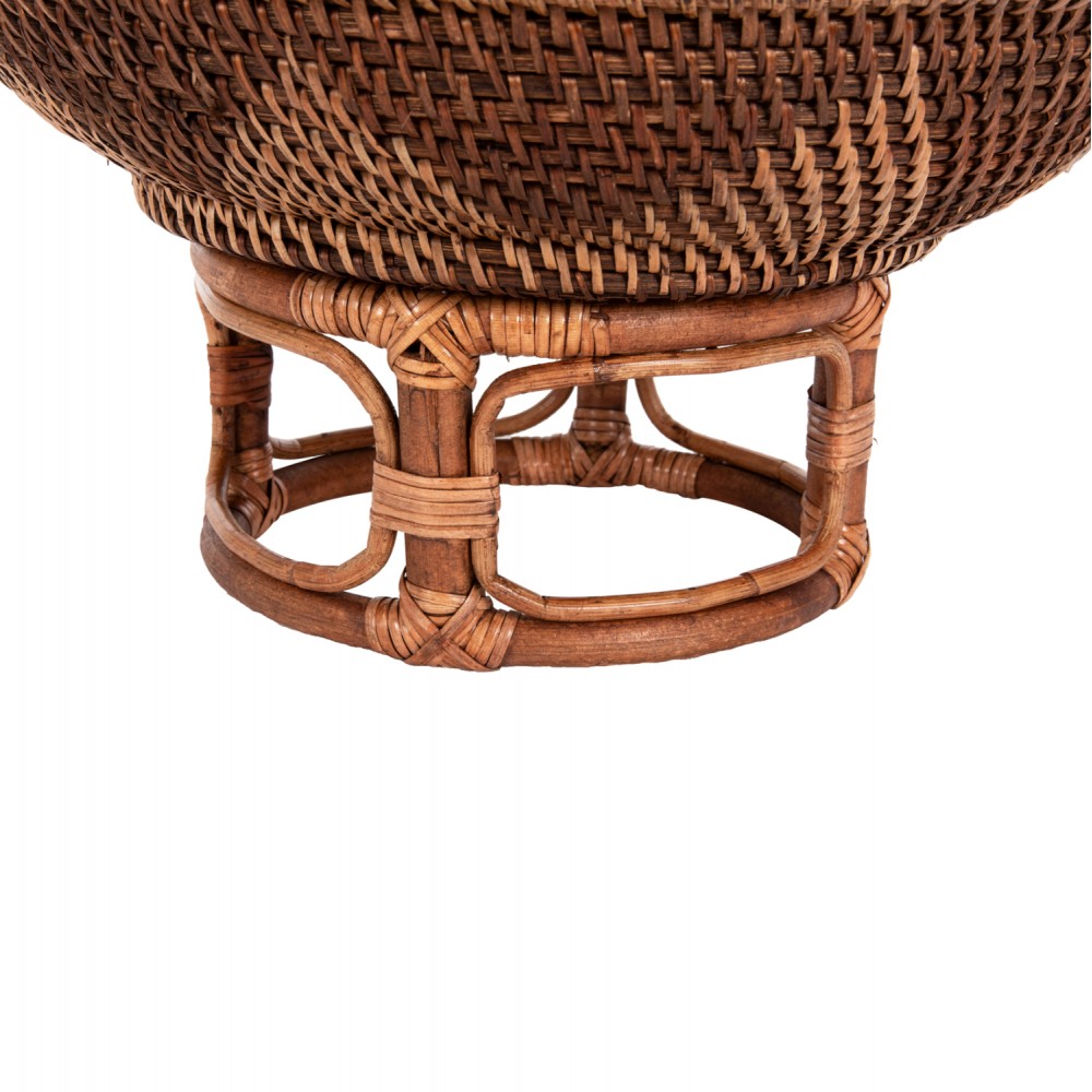 Επιτραπέζιο διακοσμητικό μπολ με βάση σε φυσικό χρώμα Φ35x18