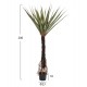 Διακοσμητικό συνθετικό φυτό "SISAL" σε γλάστρα 200Υ