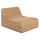 Πουφ "BIBLOC" σε φυσικό χρώμα 84x118x73
