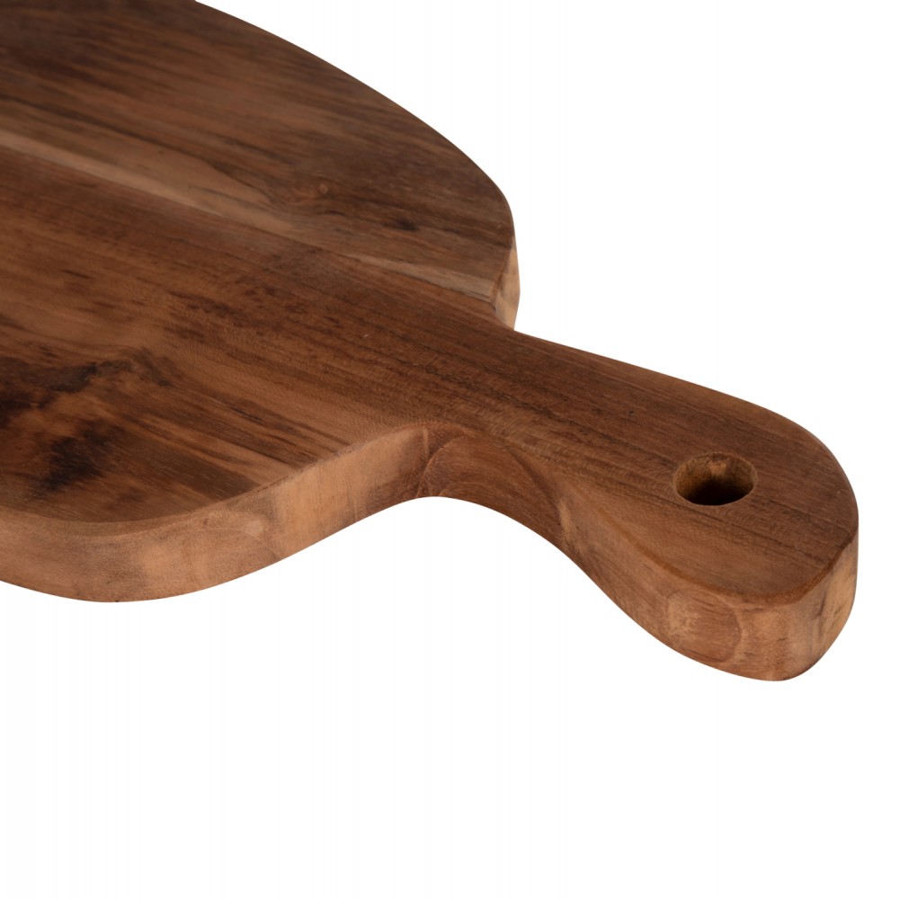 Ξύλο κοπής από ξύλο σε φυσικό χρώμα 19x43,5x2