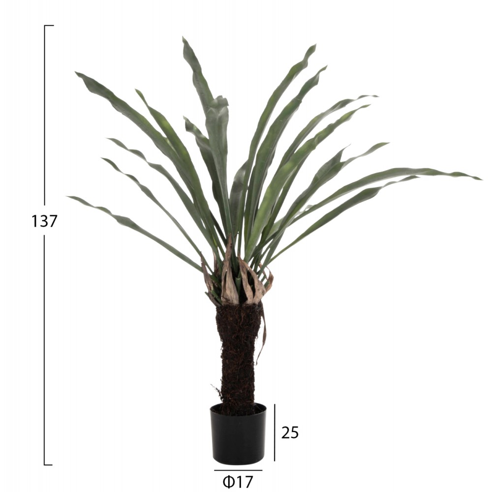 Διακοσμητικό συνθετικό φυτό "ΑΣΠΛΕΝΙΟ" σε γλάστρα 137Υ