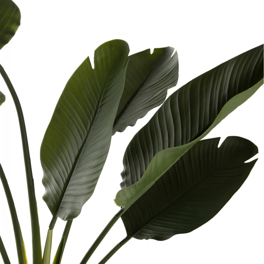 Διακοσμητικό συνθετικό φυτό "ΣΤΡΕΛΙΤΣΙΑ" σε γλάστρα Φ17x14,5-150