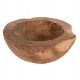 Διακοσμητικό μπόλ "YOKI" από ξύλο σε χρώμα φυσικό Φ19x6,5