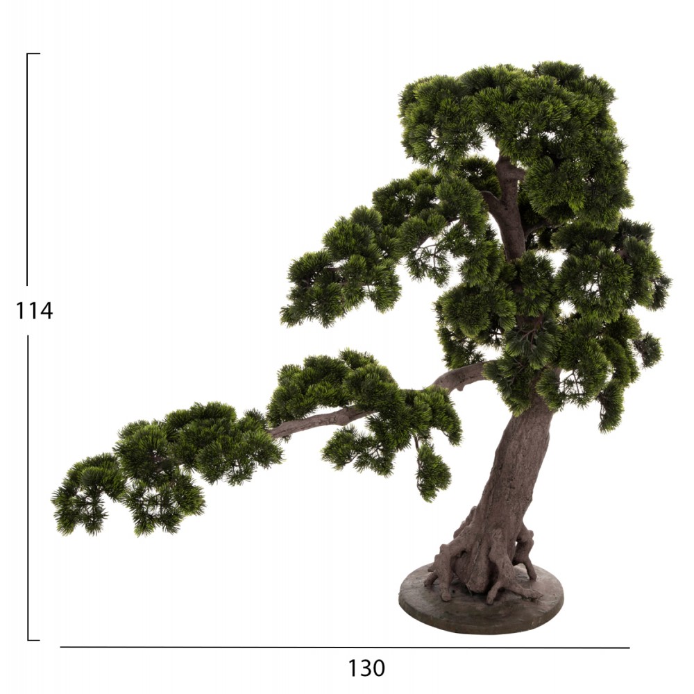 Διακοσμητικό συνθετικό φυτό "ΜΠΟΝΣΑΙ" 55x130x114