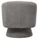 Πολυθρόνα "KARLEN" από ύφασμα μπουκλέ σε χρώμα γκρι 78x81x77