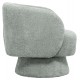 Πολυθρόνα "KARLEN" από ύφασμα μπουκλέ σε χρώμα φυστικί 78x81x77
