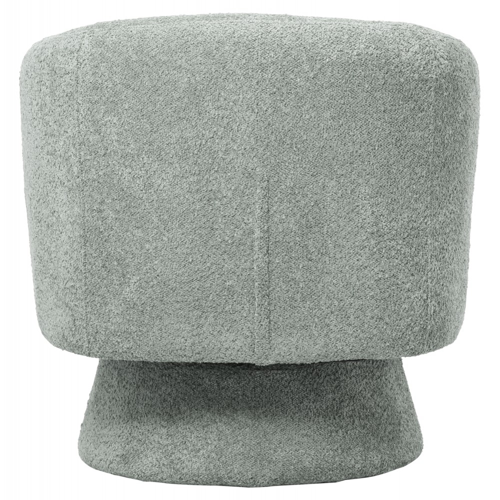 Πολυθρόνα "KARLEN" από ύφασμα μπουκλέ σε χρώμα φυστικί 78x81x77