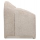 Πολυθρόνα "SPINER" από ύφασμα μπουκλέ σε χρώμα μπεζ 81x64x74