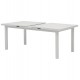 Τραπέζι ανοιγόμενο "KRINTER" από αλουμίνιο σε λευκό χρώμα 240/180Χ100Χ77
