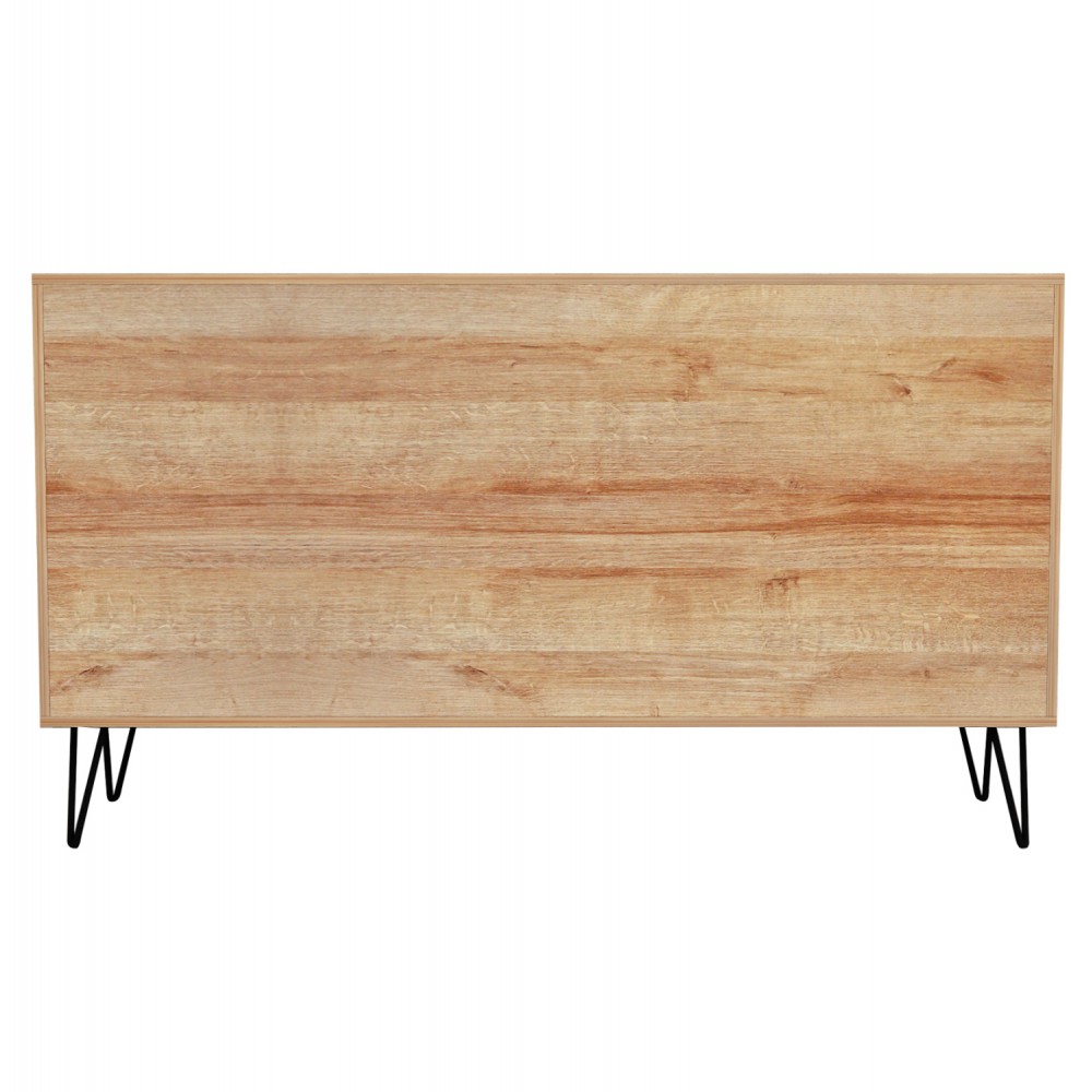 Μπουφές "CABRON" σε χρώμα φυσικό/ανθρακί 142X40X83