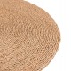 Χαλί στρογγυλό "CRATER" από ψάθα σε χρώμα φυσικό Φ100