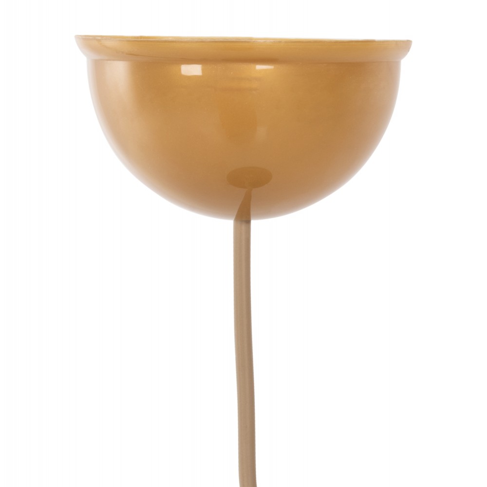 Φωτιστικό μονόφωτο από σχοινί σε χρώμα χρυσό/μαύρο Φ24x69