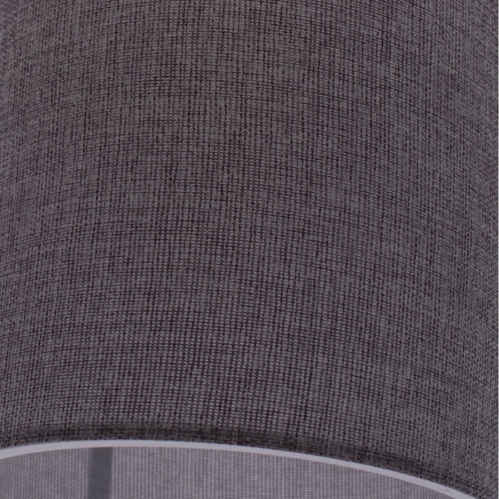 Φωτιστικό οροφής από ύφασμα σε γκρί χρώμα Φ19x70