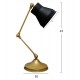Επιτραπέζιο φωτιστικό από μέταλλο σε χρώμα χρυσό/μαύρο 12Χ12Χ43