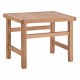 Σκαμπό-τραπέζι "KOLI" από ξύλο σε φυσικό χρώμα 60x40x45