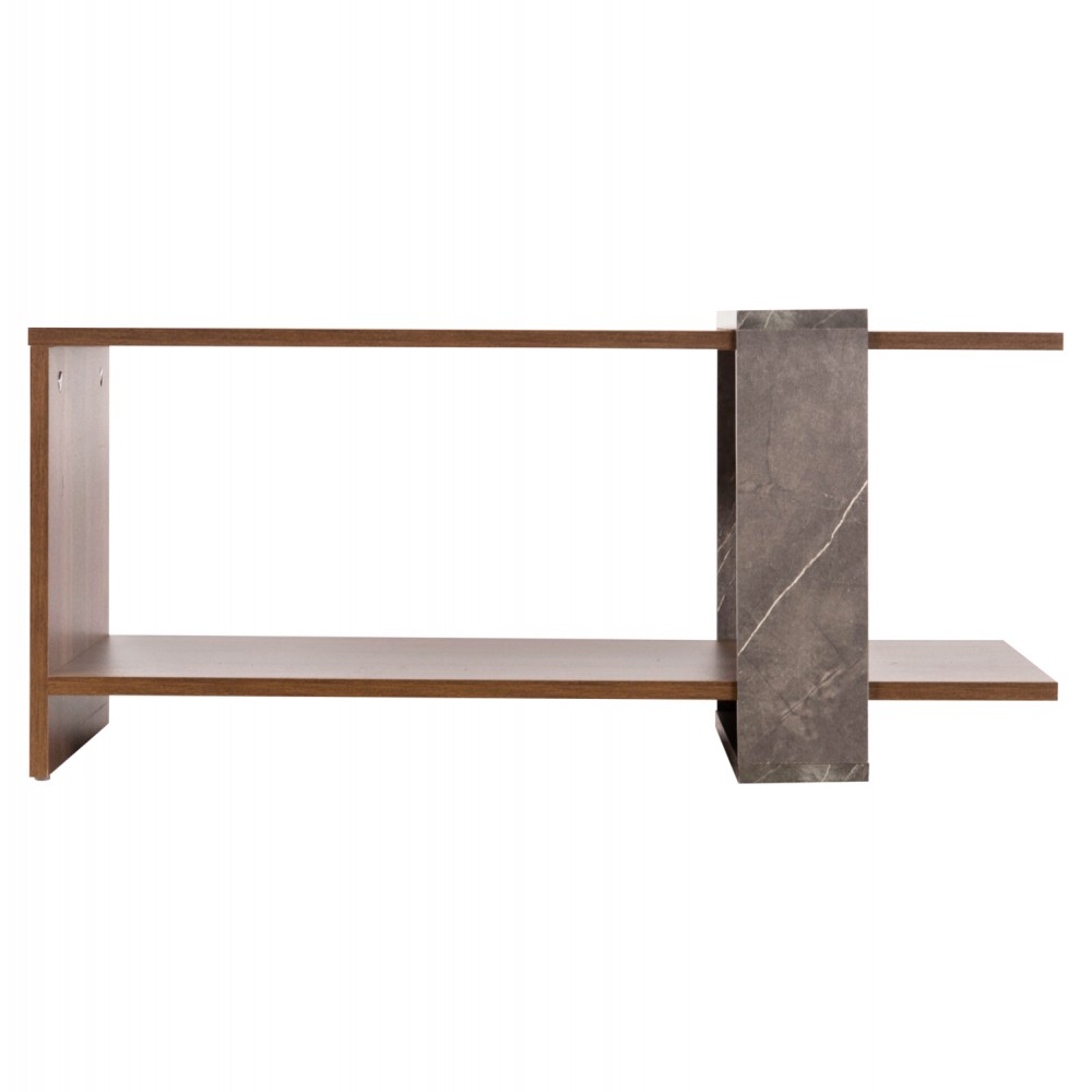 Τραπέζι σαλονιού "WILMA" σε χρώμα φυσικό/γκρι 80Χ50Χ35