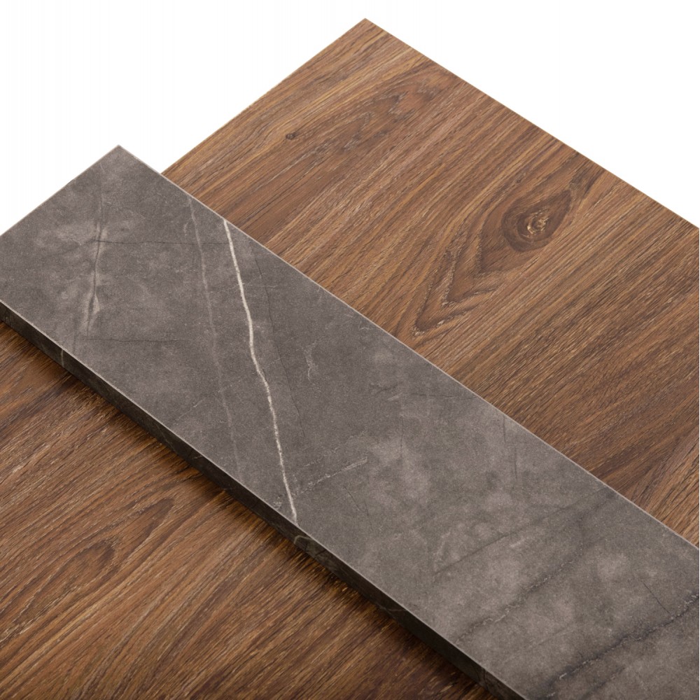 Τραπέζι σαλονιού "WILMA" σε χρώμα φυσικό/γκρι 80Χ50Χ35