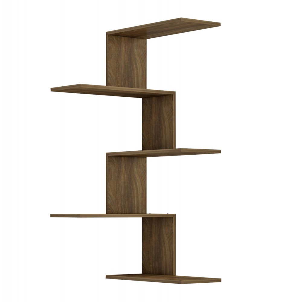 Ραφιέρα τοίχου "RORY" σε χρώμα φυσικό 22x51,5x109