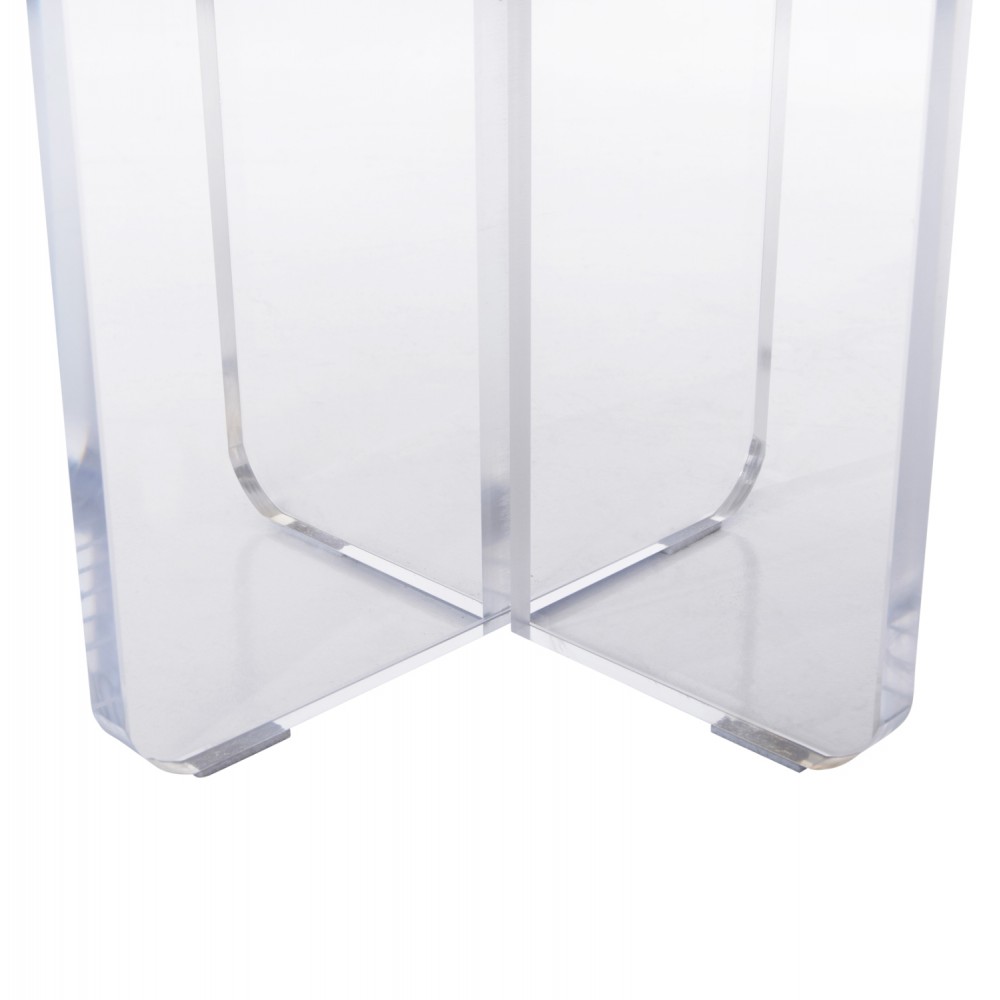 Τραπέζι σαλονιού "ACRYLON" σε χρώμα λευκό Φ40x41