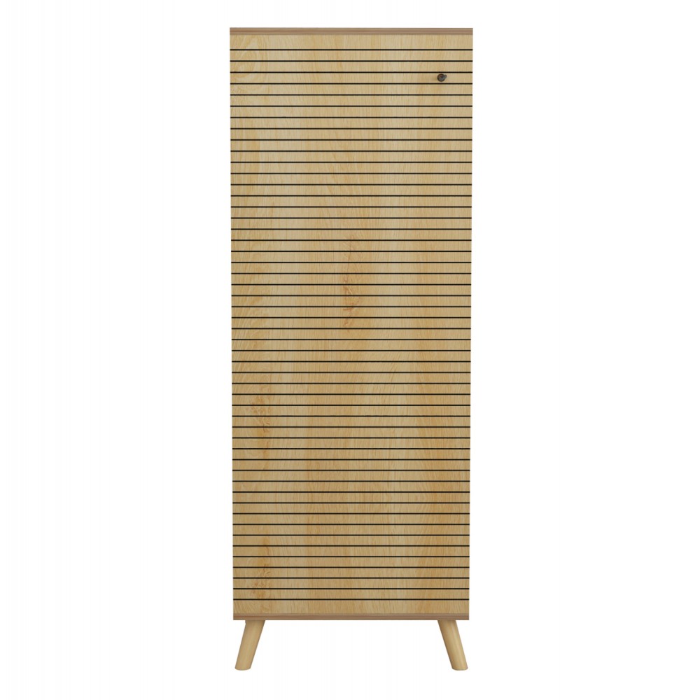 Παπουτσοθήκη "ALVARO" σε χρώμα φυσικό 50x38x135