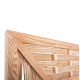 Καθρέπτης τοίχου από bamboo σε χρώμα oak 120x2,5x80
