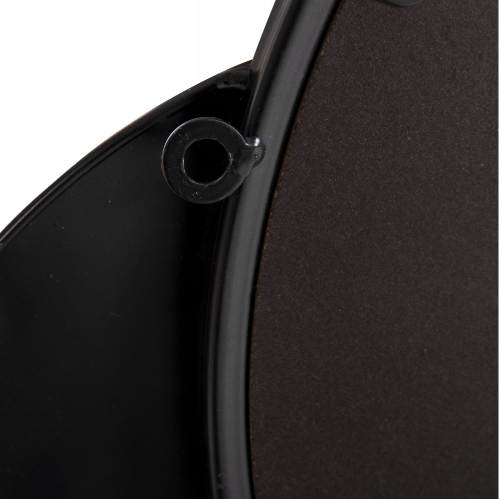 Καθρέπτης τοίχου από μέταλλο σε χρώμα μαύρο/χρυσό 82x8x52