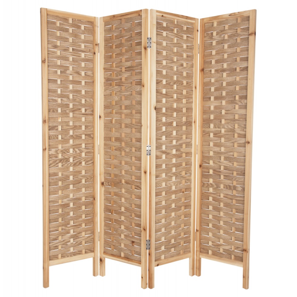 Παραβάν "SENTINEL" από μπαμπού σε χρώμα φυσικό 162x2,5x180