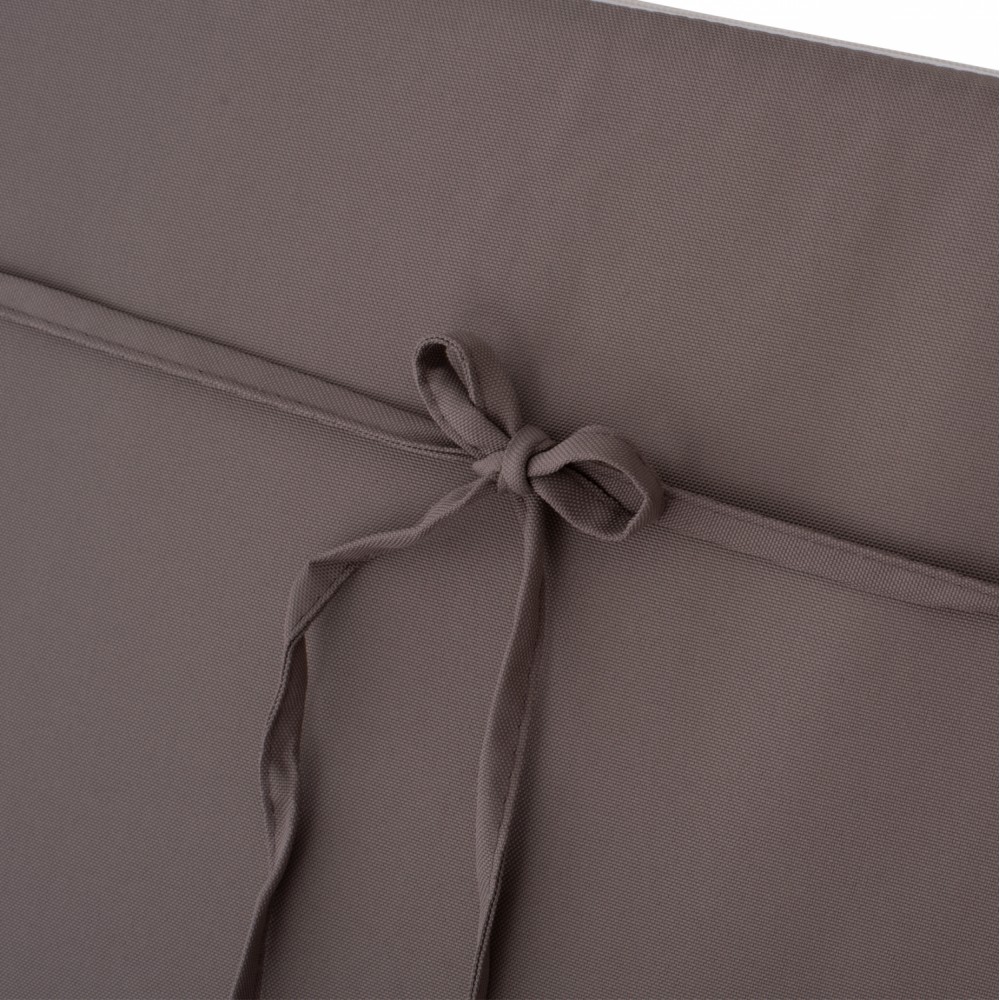 Μαξιλάρι ξαπλώστρας "CHIOS" από textilene σε χρώμα γκρι 192x58x6