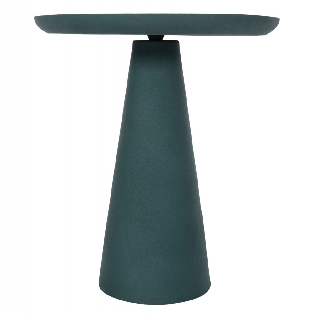 Τραπέζι βοηθητικό "DELCON" από μέταλλο σε χρώμα πράσινο Φ45x51,5