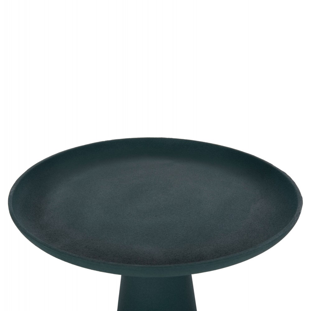 Τραπέζι βοηθητικό "DELCON" από μέταλλο σε χρώμα πράσινο Φ45x51,5