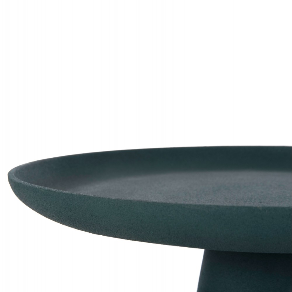 Τραπέζι βοηθητικό "DELCON" από μέταλλο σε χρώμα πράσινο Φ45x51,5