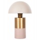 Φωτιστικό επιτραπέζιο "PUNE" από μέταλλο σε μπεζ/χρυσό χρώμα Φ20,5x32,5