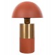 Φωτιστικό επιτραπέζιο "PUNE" από μέταλλο σε πορτοκαλί/χρυσό χρώμα Φ20,5x32,5