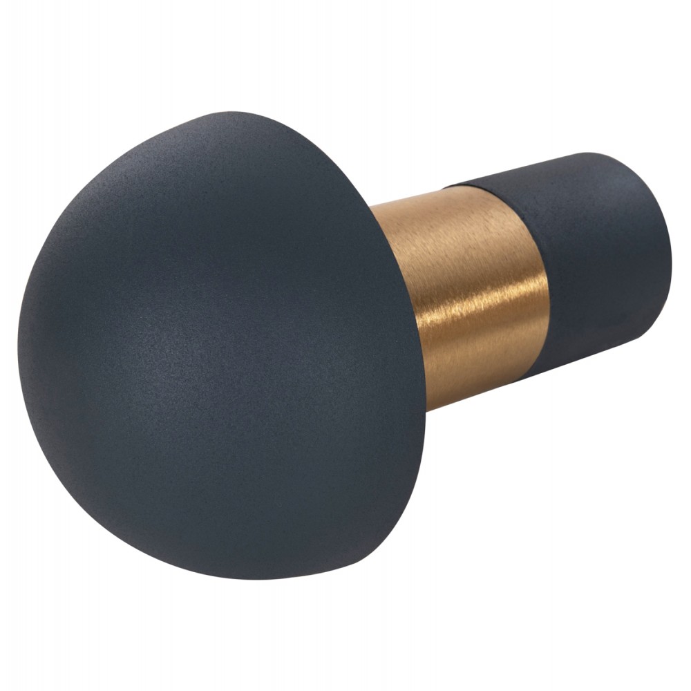 Φωτιστικό επιτραπέζιο "PUNE" από μέταλλο σε ανθρακί/χρυσό χρώμα Φ20,5x32,5