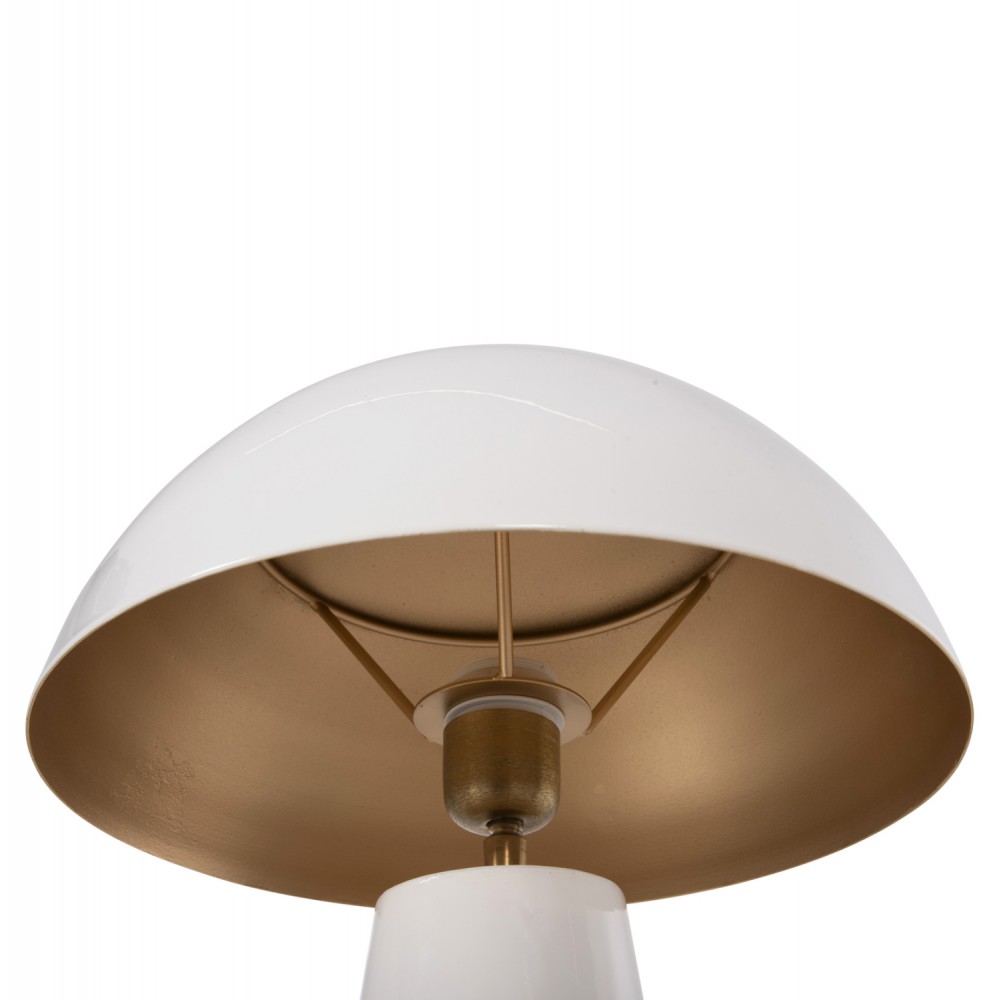 Φωτιστικό δαπέδου "SMUSH" από μέταλλο σε λευκό χρώμα Φ32,5x69