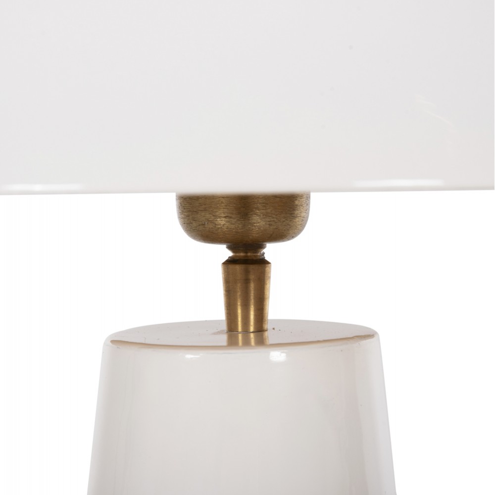 Φωτιστικό δαπέδου "SMUSH" από μέταλλο σε λευκό χρώμα Φ32,5x69