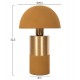 Φωτιστικό επιτραπέζιο "PUNE" από μέταλλο σε μουσταρδί/χρυσό χρώμα Φ20,5x32,5