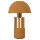 Φωτιστικό επιτραπέζιο "PUNE" από μέταλλο σε μουσταρδί/χρυσό χρώμα Φ20,5x32,5