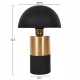 Φωτιστικό επιτραπέζιο "PUNE" από μέταλλο σε μαύρο/χρυσό χρώμα Φ20,5x32,5