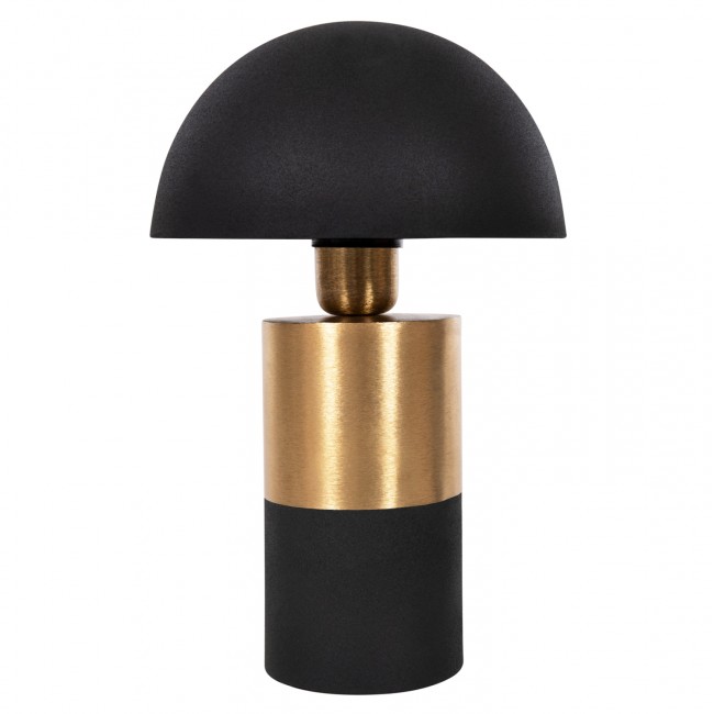 Φωτιστικό επιτραπέζιο "PUNE" από μέταλλο σε μαύρο/χρυσό χρώμα Φ20,5x32,5
