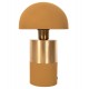 Φωτιστικό επιτραπέζιο "PUNE" από μέταλλο σε μουσταρδί/χρυσό χρώμα Φ18x28