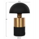 Φωτιστικό επιτραπέζιο "PUNE" από μέταλλο σε μαύρο/χρυσό χρώμα Φ18x28